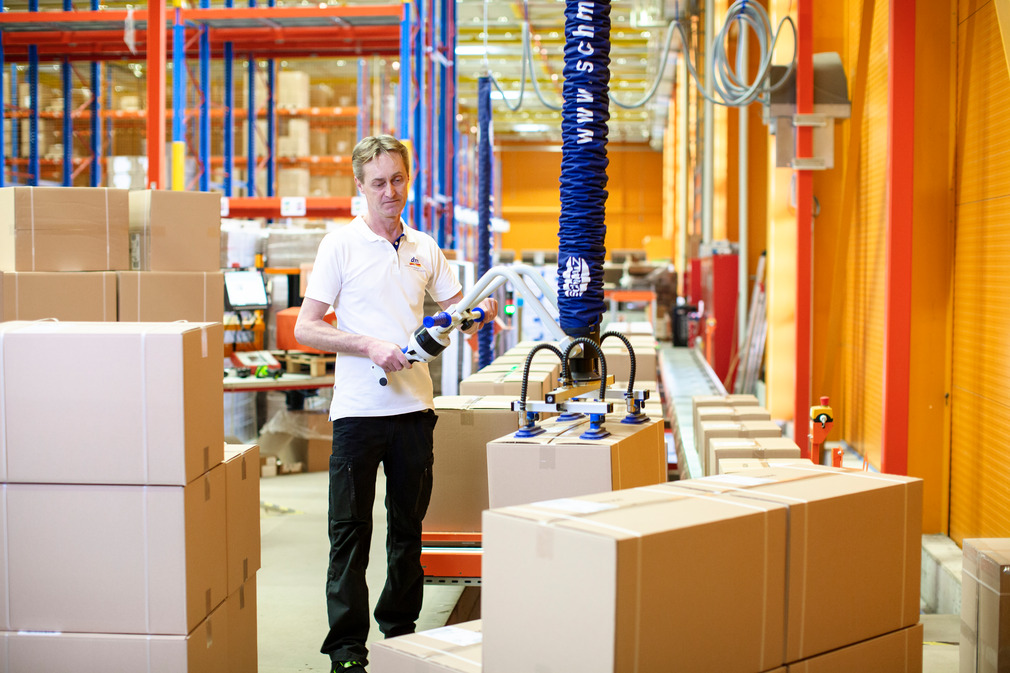 The JumboFlex High-Stack allows applications to be picked up in an upright position.